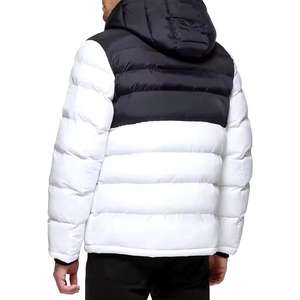 Winter OEM Custom Logo Padded <b>Men</b> Down Coats Bubble Puffer <b>Jacket</b> Stand Collar Zipper up <b>Men</b> Designer <b>Jacket</b> - Product Image 5