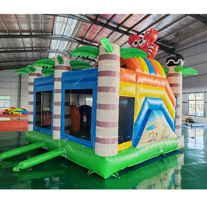 Castillo Inflable Personalizado para Niños, Tobogán Inflable Comercial, Casa de Brinco Combinada con Tobogán para Eventos - Product Image 4