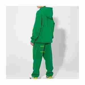 ชุดวอร์มผ้าคอตตอนสตรีทแวร์ชุดวอร์มกางเกงขาบานและเสื้อฮู้ดชุดออกกำลังกายซักกรด - Product Image 2