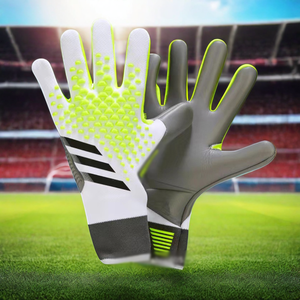 Nouveau Design Latex Tricot Nylon Football Gardien Gants Pour Équipe Sportive Professionnel Football Gardien Gants - Product Image 5