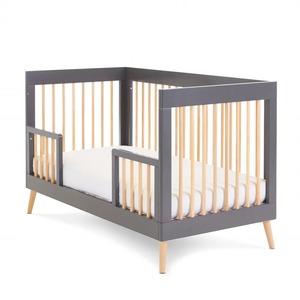 Lits de berceau de luxe en bois massif dans un style moderne Lits pour enfants pour matelas Taille 140x70 cm Lit en bois pour enfant-Obane - Product Image 6