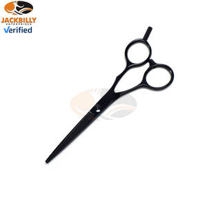 Tijeras Profesionales para Cortar Cabello para Barberos, Mano Derecha, Punta Roma, Acero Inoxidable Japonés J2, para Uso en Salón, Azul, Negro, Marrón - Product Image 3