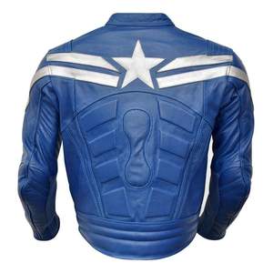 Bán Buôn Thời Trang Cổ Điển Phim Áo Khoác Tùy Chỉnh Cưỡi Biker Áo Khoác Xe Máy Da Áo Khoác Da Áo Khoác Cho Nam Giới - Product Image 2