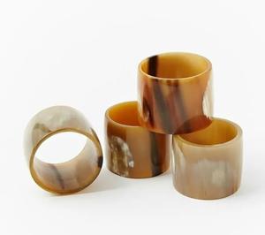 Soporte para servilletas, anillo de resina negra, nuevo estilo, venta al por mayor - Product Image 2