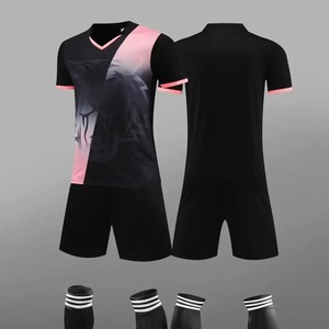 23/24 nouveau ensemble de vêtements de sport décontractés de grande taille à la mode basket-ball et Football pour hommes et femmes nom d'équipe personnalisé imprimé - Product Image 3