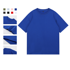 T-shirt pour hommes en coton vierge à manches courtes et col rond design personnalisé ajusté méthode de sérigraphie lettre motif vente en gros - Product Image 1