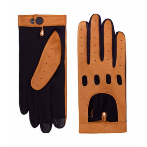 Venta al por mayor de guantes de conductor de moda de cuero de piel de cordero de estilo clásico Protección de manos de seguridad industrial Guantes de invierno cálidos duraderos - Product Image 2