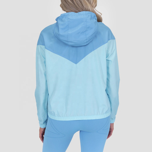 Conjunto Deportivo de 2 Piezas para Mujer, Chaqueta Cortavientos y Pantalones Cortos de Nailon, Traje Deportivo para Mujer, Precio al por Mayor - Product Image 6