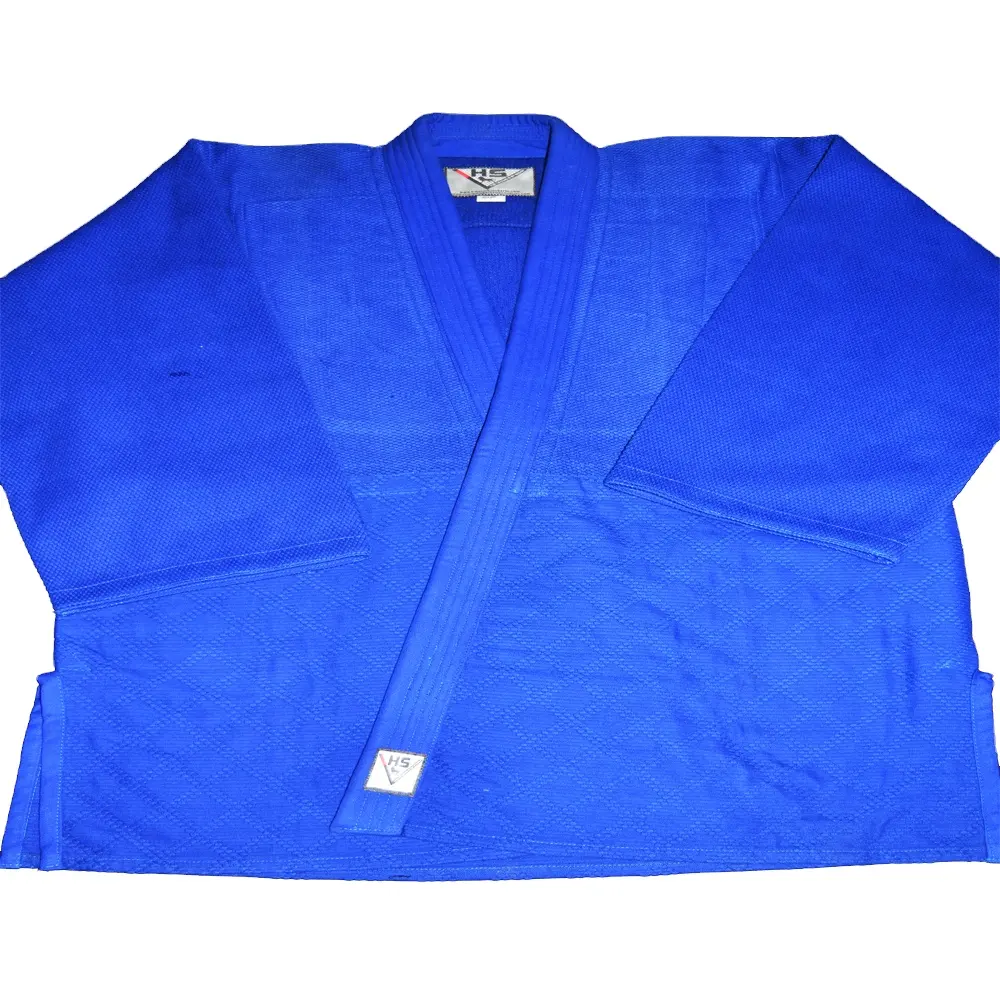 Arts martiaux double armure judo uniformes couleur bleue 2022 Arts martiaux vêtements blanc karaté costume unisexe Judo vêtements respirant