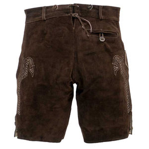 Oktoberfest Lederhosen for <b>Men</b> Traditional Authentic German Outfit Wild Brown Genuine <b>Leather</b> Authentic German Lederhosen <b>Men</b> - Product Image 5