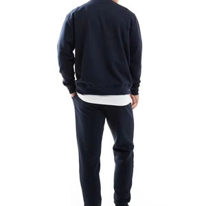 Ensemble de survêtement pour homme, nouveau, col rond, en molleton 100% coton, extensible, chaud, pour l'hiver, impression personnalisée, vente en gros - Product Image 2