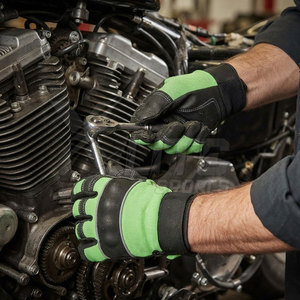 Gants de réparation automobile à faible MOQ, gants mécaniques avec paume antidérapante pour travaux de garage, service automobile, manipulation et réparation de machines. - Product Image 6