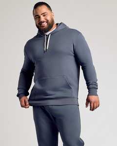 Sweat à capuche en coton polaire écologique de haute qualité, matériau durable, marque personnalisée douce, épaisse et chaude pour l'hiver OEM/ODM - Product Image 2