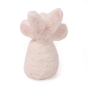 ตุ๊กตาไดโนเสาร์สีฟ้าทำมือจากขนสัตว์น่ารัก แต่งลายจุดสีม่วง เป็นมิตรกับสิ่งแวดล้อม ตกแต่งต้นคริสต์มาสแบบแขวน - Product Image 3