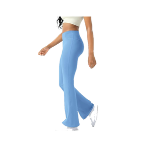 Gym Sport Wear Pantalon de yoga à jambes larges pour femmes Leggings de yoga évasés à taille haute pour femme Leggings de yoga à taille élastique - Product Image 4