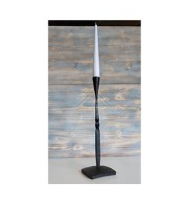 Exquisito portavelas de hierro y metal con recortes florales y patrones de desplazamiento para agregar elegancia a la decoración de su hogar y eventos - Product Image 6