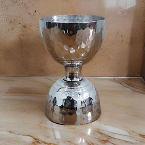 Indian Export Quality Stainless Steel 25/50 ml Jigger Hammered Cocktail Cup <b>Measuring</b> Bartender <b>Tool</b> at Low Price - Product Image 3