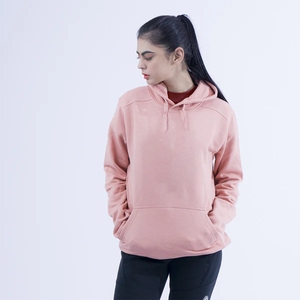 Vente en gros de sweat à capuche rose pastel mignon pull rose confortable pour filles et femmes pull en molleton de coton pour un usage quotidien et de salon - Product Image 1