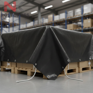 Lona de Polietileno para Uso en Construcción, Cubierta de PE Impermeable y Resistente a los Rayos UV para Andamios, Techos y Protección de Sitios - Product Image 2