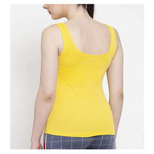 Camiseta sin mangas de nuevo diseño para mujer, chaleco de Color sólido sin mangas, ajustado, Yoga, moda para mujer, camisetas sin mangas para correr, tarifa al por mayor 2025 - Product Image 3
