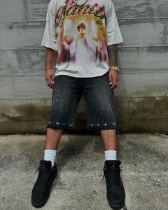 Classic Style <b>Mens</b> <b>Jean</b> Shorts Casual Summer Outerwear Slim Fit Stretch Two Toned <b>Men</b> Denim Shorts - Product Image 5