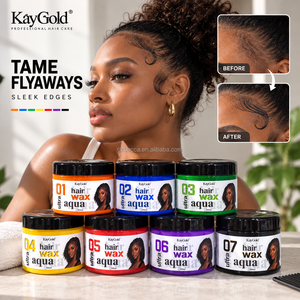 Cire coiffante Aqua pour locs et twists – Fixation longue durée, fini brillant, sans résidus blancs – Fournitures de beauté en gros - Product Image 1