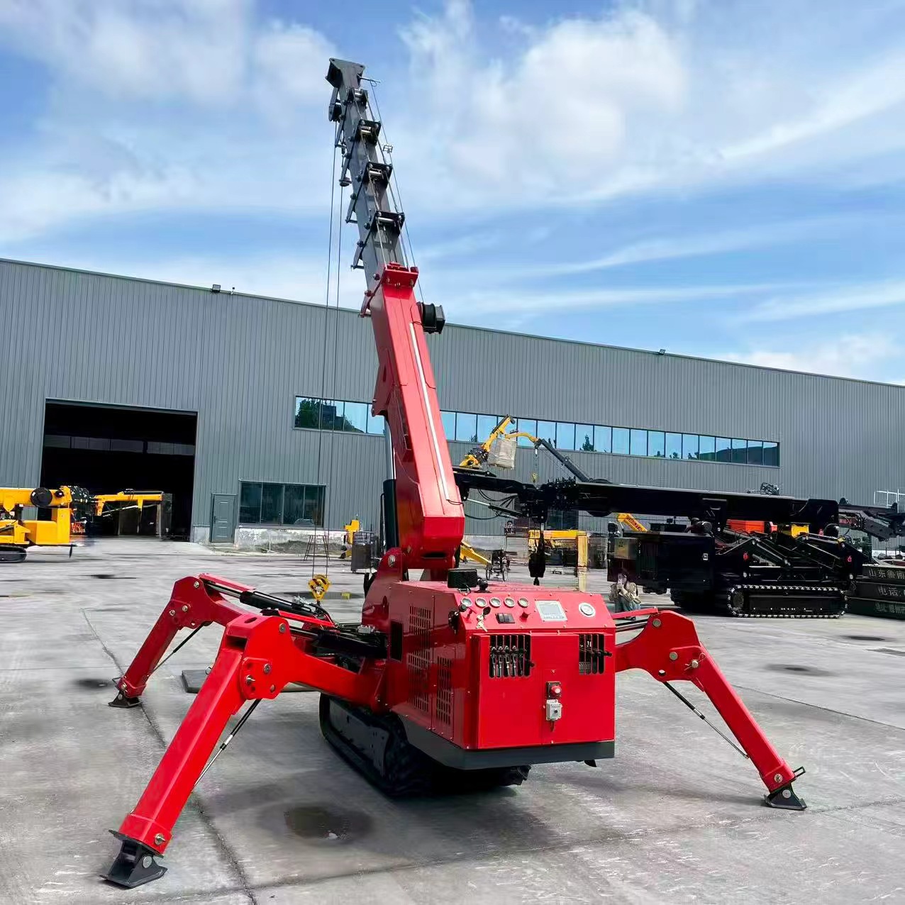 CE EPA EURO 5 New 3 Ton 5 Ton 8 Ton Spider Crane Remote Control Crawler Spider Cranes
