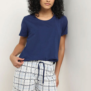 2025 Premium Quality T-shirt & Short <b>Set</b> 100% Cotton Made 2 Piece <b>Twin</b> <b>Set</b> for Women in Reasonable Prices - Product Image 3