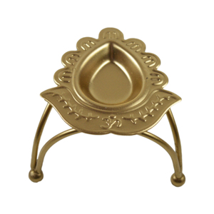 Support de T-Light en Métal de Couleur Dorée pour la Décoration de Diwali Creative Salon Table à Manger Design Décoration Bougeoirs - Product Image 1