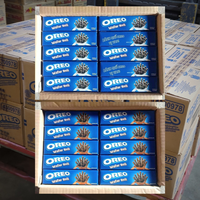Rouleaux de gaufrettes croustillantes de type Oreo en gros avec garniture à la crème vanillée, emballage en boîte de haute qualité, caractéristique du glucose