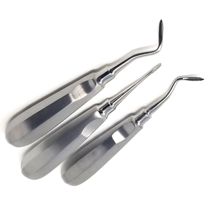 Ensemble de 3 élévateurs dentaires apicaux pour chirurgie, instruments professionnels manuels en acier inoxydable, conformes à la norme de sécurité ISO13485, classe CE - Product Image 2
