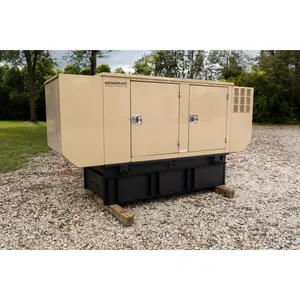 Groupe électrogène diesel industriel triphasé d'occasion 10 kW, sortie 480 V CC, 60 Hz, refroidissement par air, étanche aux intempéries, pour usage commercial et de secours - Product Image 1