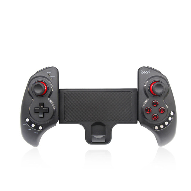 SZZR PG-9023 Wireless BT Vibration Motor Joystick Game Controller with Telescopic Design for iPad iPhone Android Phones & TV Box