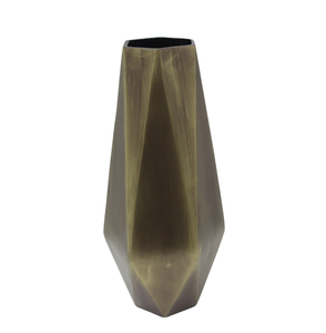 Juego de decoración de Hotel de 2 floreros de aluminio con maceta de Color gris para decoración de sala de estar hecha a mano - Product Image 3