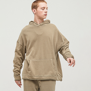 Sweats à capuche surdimensionnés Pullover Washed hoodie Unisex Custom High Quality 100% Cotton streetwear heavyweight French Terry - Product Image 1