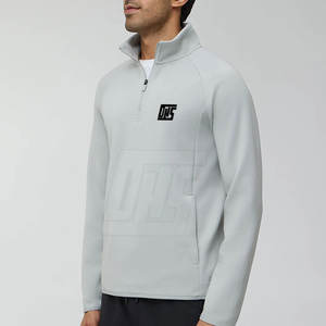Lightweight Men Half Zip <b>Jacket</b> <b>With</b> Breathable Mesh <b>Lining</b> For Sports Gym And Daily Wear Men Half Zip <b>Jacket</b> - Product Image 5