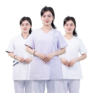 Chemise de haute qualité, uniforme d'infirmière d'hôpital japonais, gommages médicaux, design personnalisé, mode, manches longues, short très doux-OEM/ODM - Product Image 1