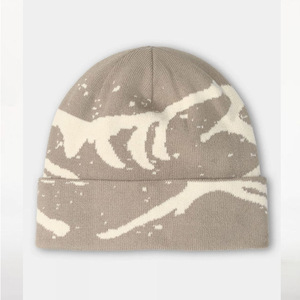 หมวกบีนนี่สั่งทำขายส่ง |   หมวกไหมพรมปักโลโก้ |   ผู้ผลิตหมวกไหมพรมปักลายฤดูหนาวแบบ OEM ODM - Product Image 1