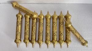 Custom Engraved Brass Scroll Tubes Vintage Metal <b>Certificate</b> Holders Luxury Brass Scroll Tubes with Custom Engraving - Product Image 3