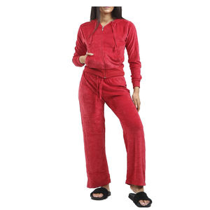 Factory Custom Logo Jogging Suit Long Sleeve Womens Tracksuit Plus <b>Velvet</b> Warm Women Tracksuit Pants and <b>Hoodie</b> 2 Piece Set - Product Image 2