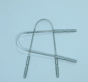 Limpiador de Lengua de Alta Calidad, Herramienta para Eliminar Bacterias, Raspador de Lengua Plateado para Cuidado Bucal, Acero Inoxidable Japonés - Product Image 4