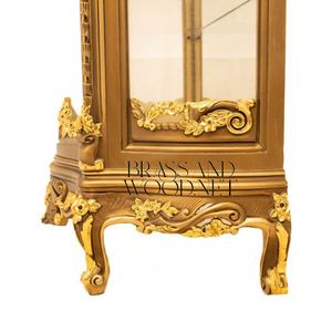 Royal Gold Carved Display Vitrine <b>Cabinet</b> - Product Image 4