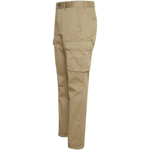 Achetez des pantalons cargo durables de haute qualité 100% coton pour hommes, six poches, logo personnalisé, qualité supérieure, pantalons multi-poches pour l'extérieur - Product Image 4