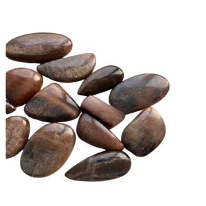 พลอยทรงหลวมรูปพระจันทร์3มม. ทรงวงรีพลอยพลอยรูปหน้าพระจันทร์สีรุ้ง - Product Image 4