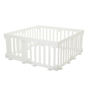 [Edu-play] <b>Other</b> <b>Baby</b> <b>Supplies</b> Newborn to Toddler Woody <b>Baby</b> Room with Door Set <b>Baby</b> Fence 8P FR-8WH - Product Image 1