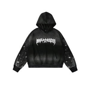 Sweat-shirts pour hommes avec strass, design personnalisé, vêtements d'hiver pour hommes, sweat-shirts avec strass pour usage extérieur, sweat-shirts avec strass pour hommes - Product Image 1