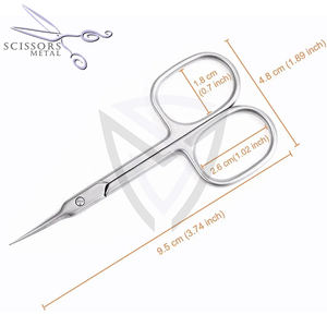 Ciseaux à ongles de qualité supérieure, lame tranchante, finition miroir incurvée, ciseaux à cuticules, dernier design, ciseaux à ongles, meilleur design 2024 - Product Image 4