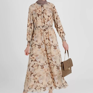 ชุดอาบายะห์ผ้าเนื้อดีสำหรับละหมาด ฮัจญ์ อุมเราะห์ แบบเรียบง่าย สีพื้น สำหรับชาวมุสลิม ยาวคลุมเท้า ระบายอากาศดี บริการ OEM - Product Image 5