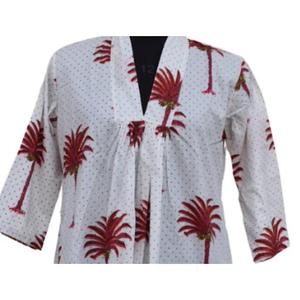 <b>Dress</b> Beautiful V Neck Women's Cotton Block Printed Summer Party <b>Dress</b> Washable Floor-Length for Spring Summer - Product Image 3