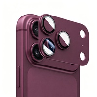 Protection d'écran en verre en alliage d'aluminium pour iPhone 18 Pro PRO MAX AF+AR HQ 3D, protection d'objectif d'appareil photo de couleur identique, couverture complète